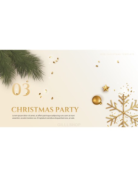 Merry Christmas Modern PPT Templates