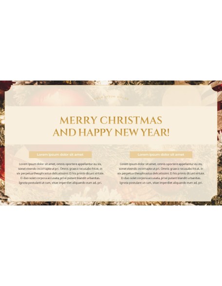 Merry Christmas Modern PPT Templates