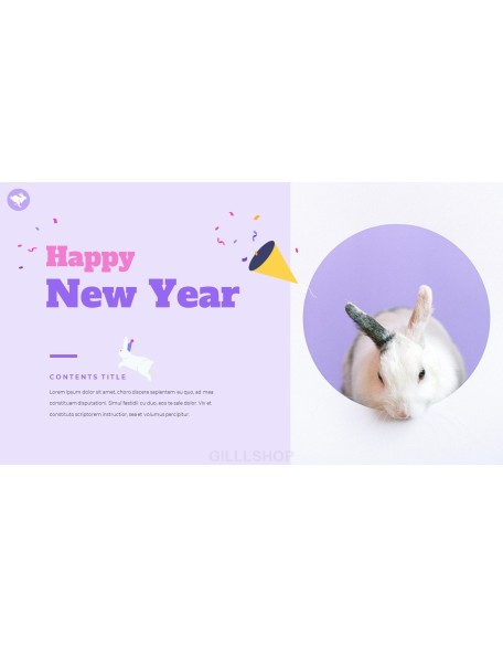 Year of the Rabbit presentation template