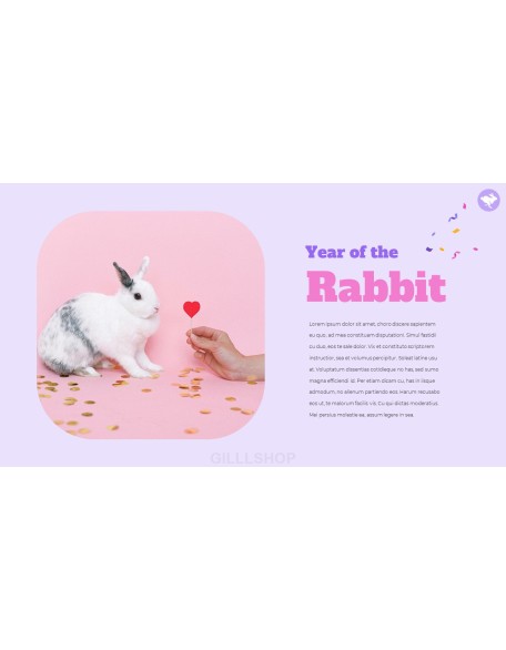 Year of the Rabbit presentation template