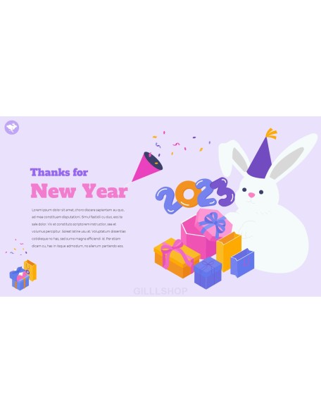 Year of the Rabbit presentation template