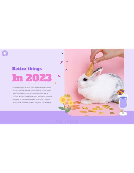 Year of the Rabbit presentation template