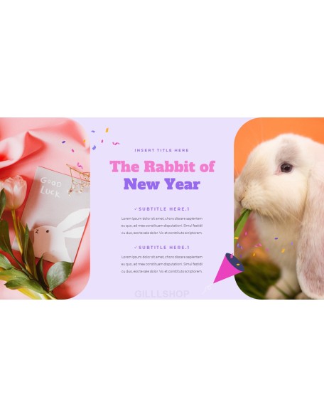 Year of the Rabbit presentation template