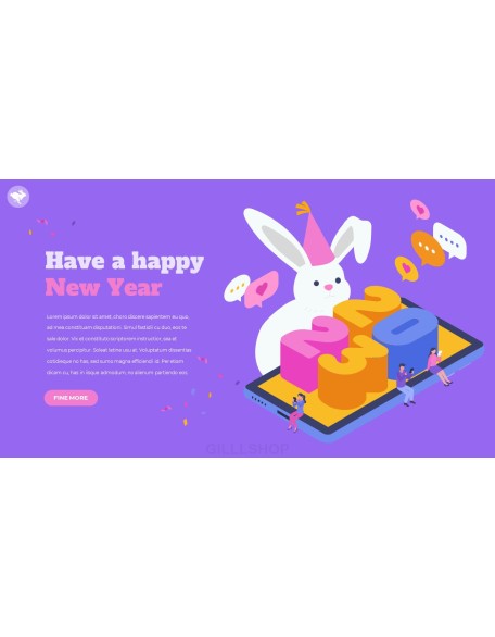 Year of the Rabbit presentation template