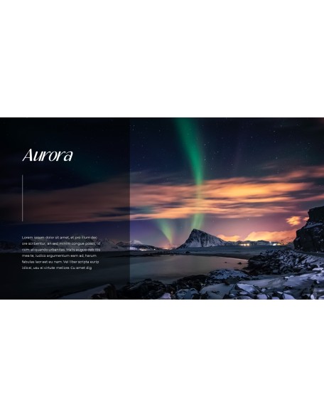 Aurora Simple Presentation Google Slides Template