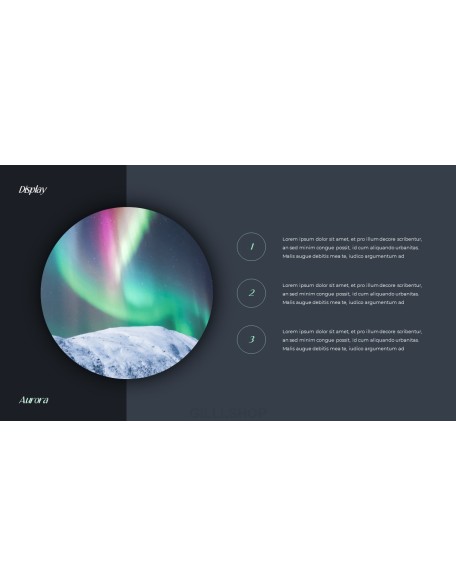 Aurora Simple Presentation Google Slides Template