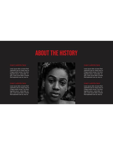 Black History Month health powerpoint templates