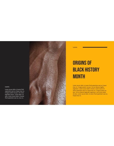 Black History Month health powerpoint templates