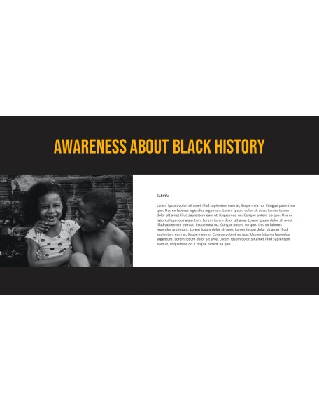 Black History Month health powerpoint templates