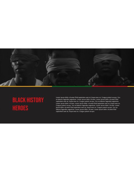 Black History Month health powerpoint templates