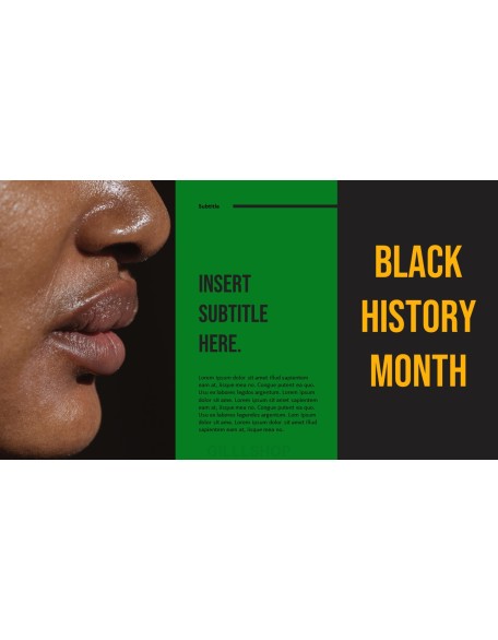 Black History Month health powerpoint templates