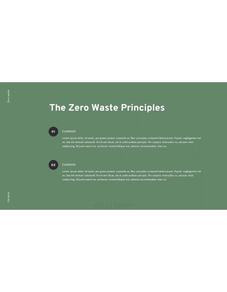 Zero Waste premium PowerPoint Templates