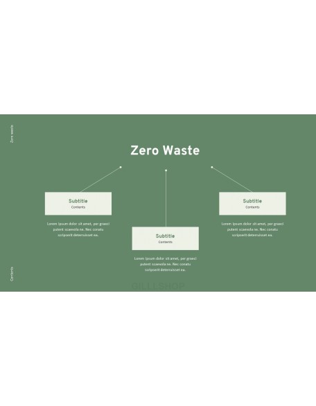 Zero Waste premium PowerPoint Templates