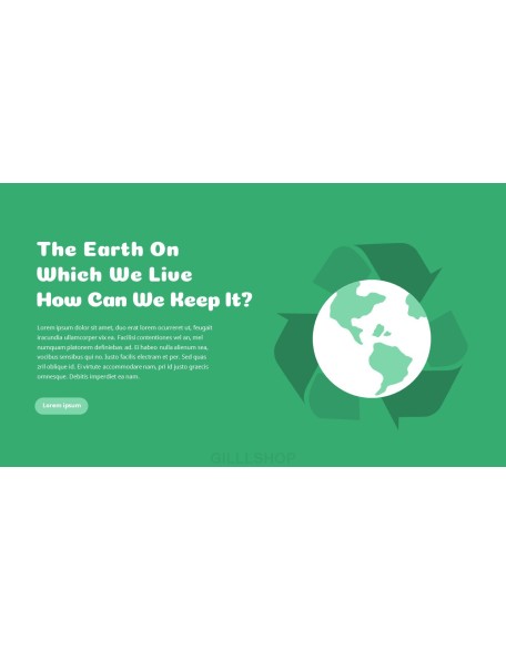 Zero waste Campaign best pitch deck template