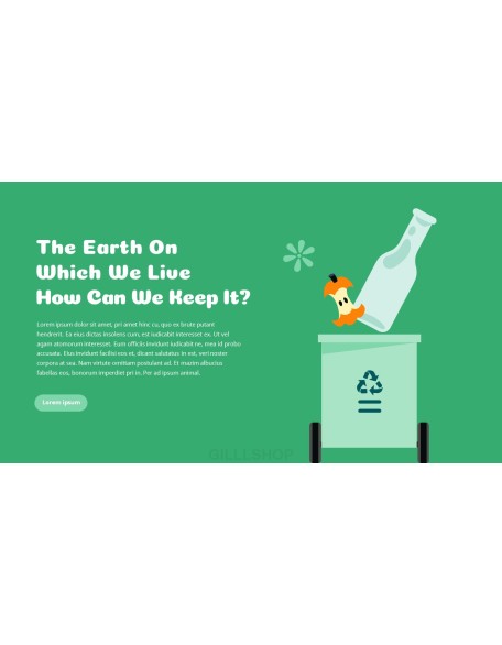 Zero waste Campaign best pitch deck template