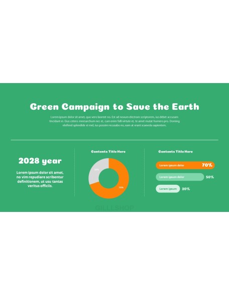 Zero waste Campaign best pitch deck template