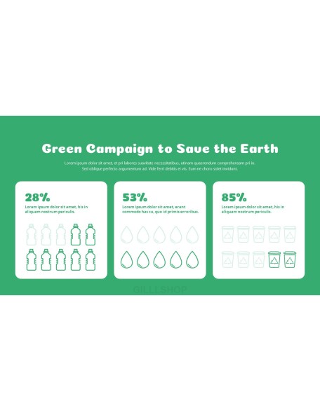 Zero waste Campaign best pitch deck template