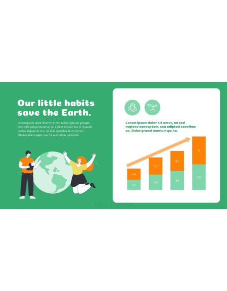 Zero waste Campaign best pitch deck template