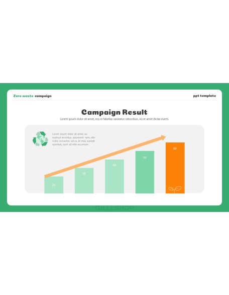 Zero waste Campaign best pitch deck template