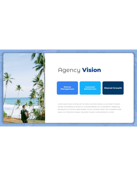 Travel Agency Introduction team presentation template