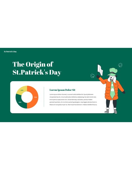 Saint Patrick's Day document template design