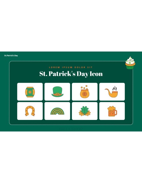 Saint Patrick's Day document template design