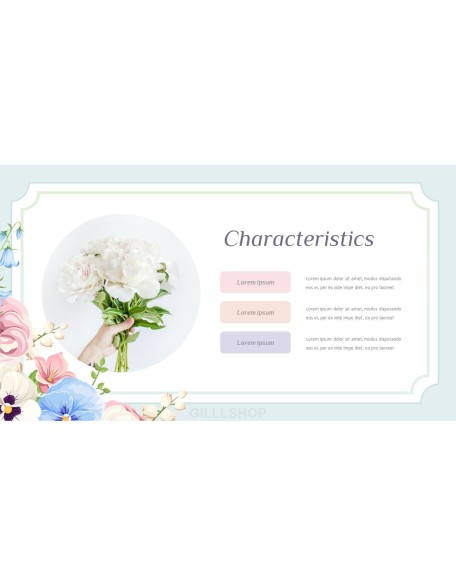 Spring Flowers Design pitch deck powerpoint templates