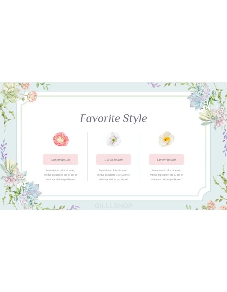 Spring Flowers Design pitch deck powerpoint templates