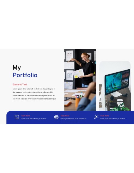 Self Introduction creative presentation templates