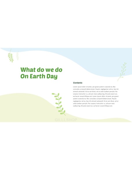 Earth day best ppt template