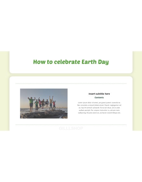 Earth day best ppt template