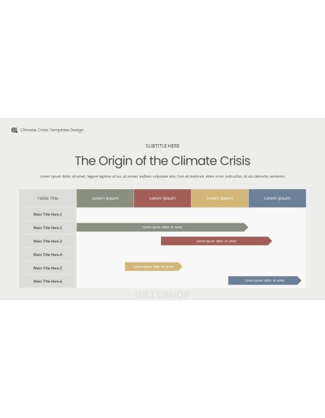 Climate Crisis Presentation PPT