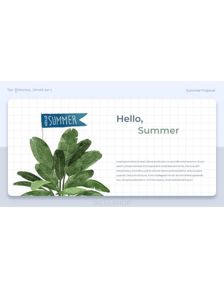 Summer Tropical ppt themes