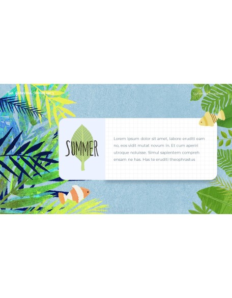 Summer Tropical ppt themes