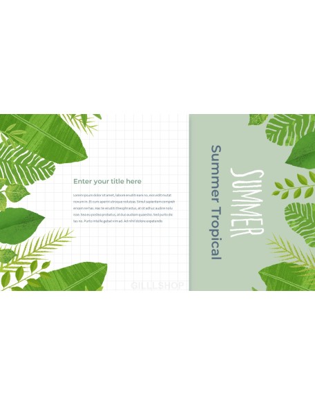 Summer Tropical ppt themes