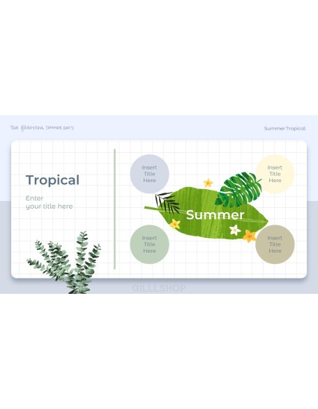 Summer Tropical ppt themes