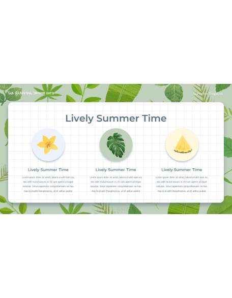 Summer Tropical ppt themes