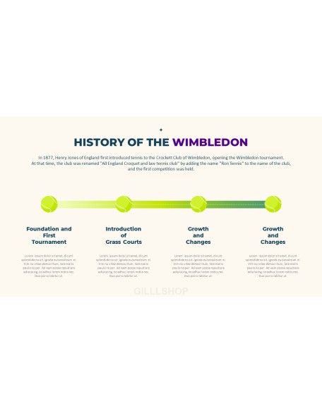 The Championships Wimbledon Tennis Product Pitch Presentation Template