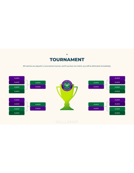 The Championships Wimbledon Tennis Product Pitch Presentation Template