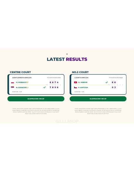 The Championships Wimbledon Tennis Product Pitch Presentation Template