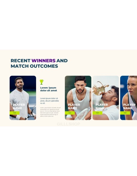 The Championships Wimbledon Tennis Product Pitch Presentation Template