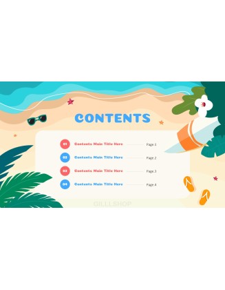 Summer Vacation Easy Presentation Template