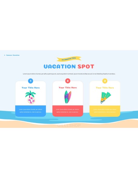 Summer Vacation Easy Presentation Template