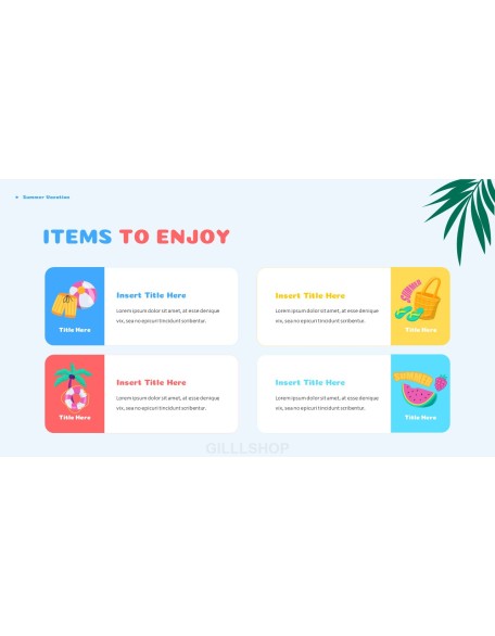 Summer Vacation Easy Presentation Template