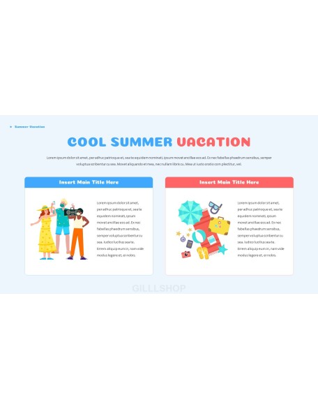 Summer Vacation Easy Presentation Template