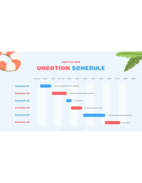 Summer Vacation Easy Presentation Template