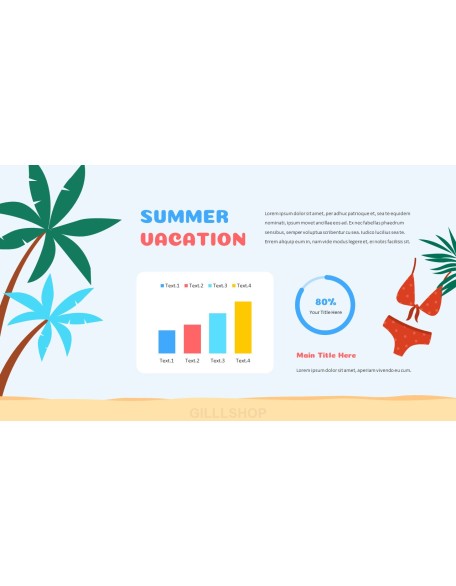 Summer Vacation Easy Presentation Template