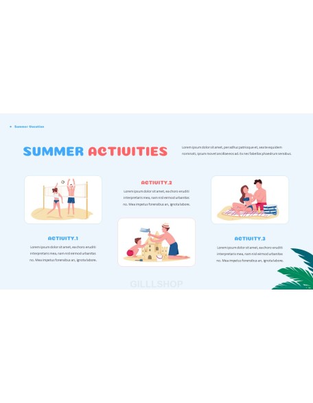 Summer Vacation Easy Presentation Template