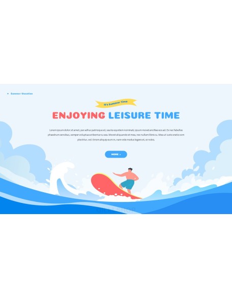 Summer Vacation Easy Presentation Template