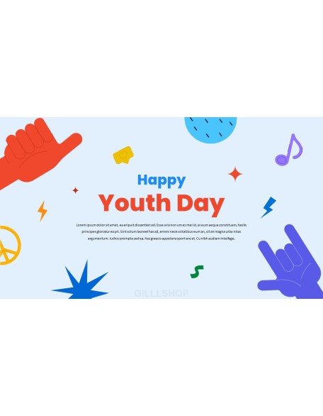 Happy Youth Day slide powerpoint